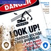 Look Up Hazardous Voltage Lines Overhead Sign, OSHA Danger Sign,