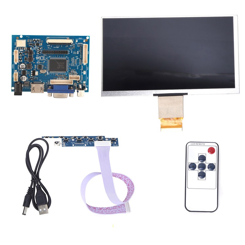 7 Inch LCD TFT Display 1024*600 HDMI VGA Monitor Screen
