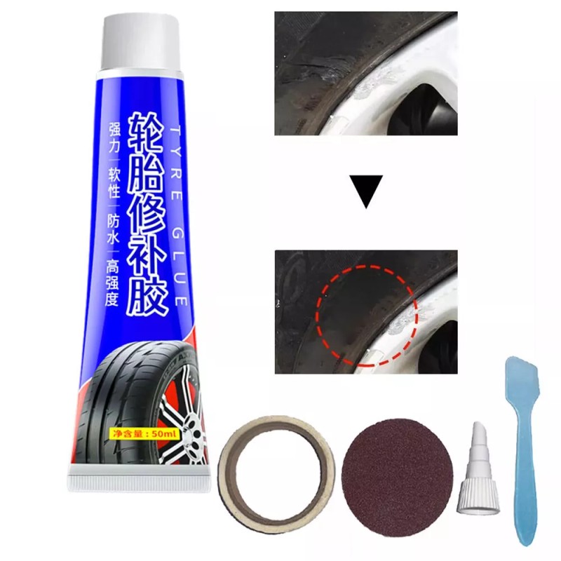 Unbranded Tire Patch Plug Sidewall Repair Glue For Side Bonding