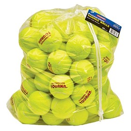 Tourna Pelota de tenis sin presión, 60 unidades (paquete de 1), color amarillo
