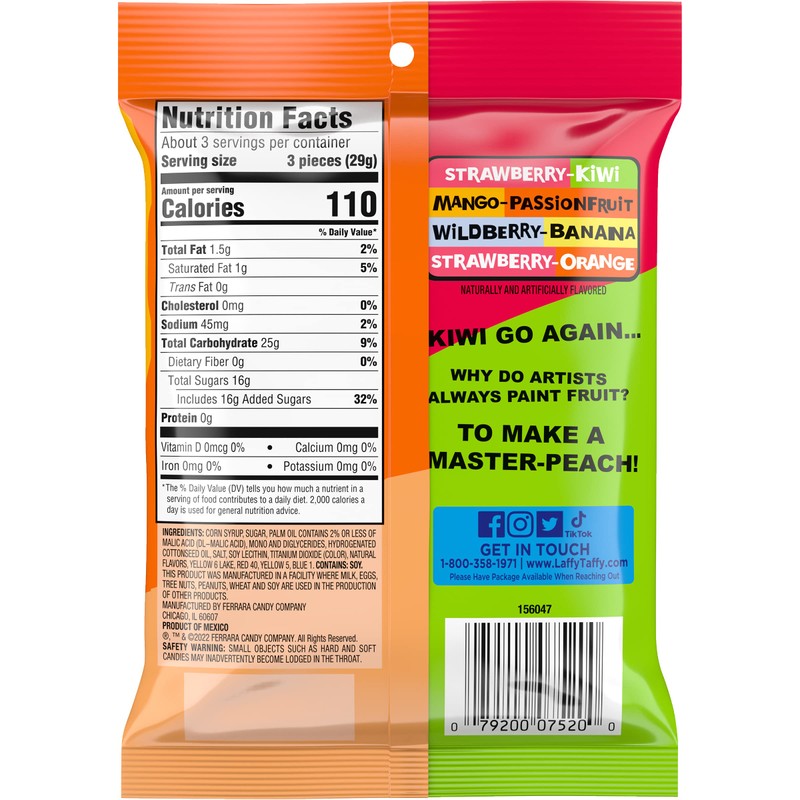 Laffy Taffy Fruit Combos, 3.5 Ounce