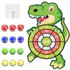 GXGM 1 x Dinosaur Toy, Children's Dartboard with 12 Sticky