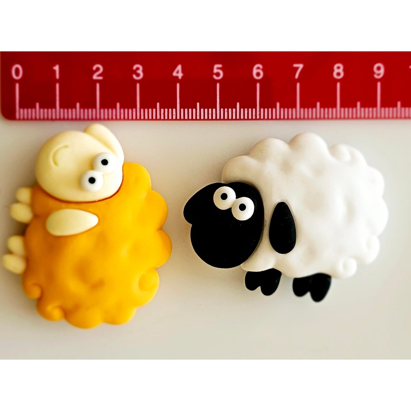 Fridge Magnets, Cute Sheep Animal Fridge magnets, Pack of 6