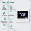 Wengart Digital Thermostat,AC230V Indoor Thermostatic Control,Weekly Programming,Colorful Display Suitable for