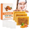 3 Pack Turmeric Kojic Acid Soap Bar with Foaming Nets