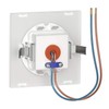 ledscom.de 4 Stück LED Treppenlicht/Wandeinbauleuchte FOW für innen und außen,