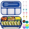 Bento Box, Fiambrera Lonchera para Adultos Niñas y Niño, Caja