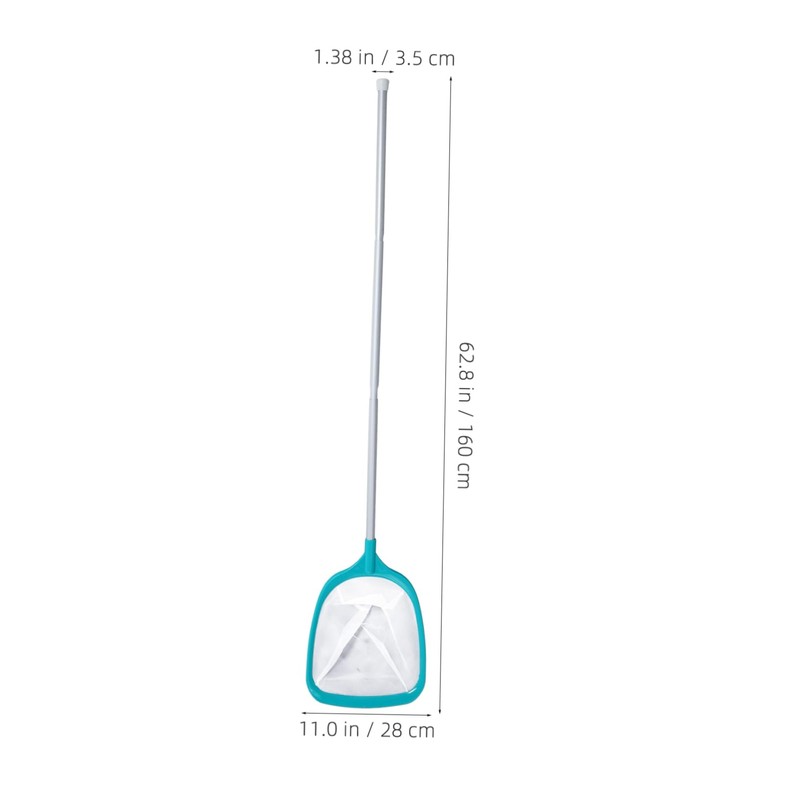 ORFOFE Cleaning Net with Section Pole Removable Pool Skimmer Tool