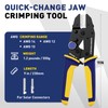 haisstronica Quick Change Jaws Crimping Tool for Solar Connectors AWG