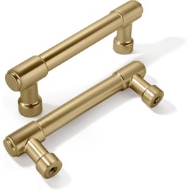 khtumeware 30 Pack 3 Inch(76mm) Champagne Bronze Kitchen Cabinet Handles Warm Brass Cabinet Pulls Gold Kitchen Cabinet Hardware for Cupboard Drawer Pulls Dresser Handle…