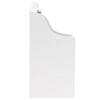 Desktop Perpetual Calendar, White Holder With Contrasting Grey Date/Month Blocks