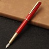 Jinhao 95 - Pluma estilográfica de metal, punta fina, rojo