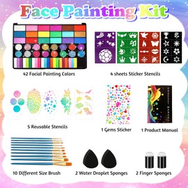 KutaKuta Children's Make-Up Set, 52 Colours