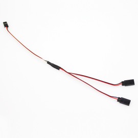 DYWISHKEY 30cm Servo Remote Control 1 to 2 Y Cables, Male to Female (5 PCS)