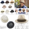 Zacon Edgecity Men's Hat, Spring/Summer Hat, Large Size, Straw Hat,