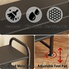 INGIORDAR Shoe Rack 2 Tier Long Storage Organizer Wide Metal