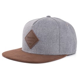 Blackskies® Port Snapback Cap | Women's Men's Baseball Cap | Baseball Cap with Faux Suede Peak, Various Colours Cap - Men Women Unisex Streetwear Outdoor Summer Leisure, Port Macquarie