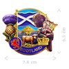 Scotland Magnet - Scottish Heritage Souvenir Magnet - Scotland Flag