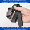 Adjustable Chest Strap for Backpack, 2 Pack, Black for Kids