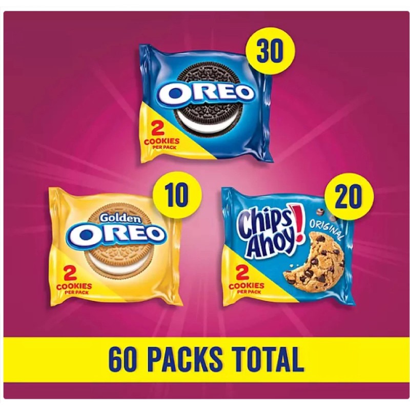 Nabisco Sweet Treats Variety Pack, 60 pk.
