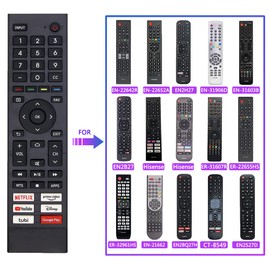 FOXRMT Replacement Hisense Universal TV Remote Control for All Hisense 4K UHD Android Smart TV 75A6G 70A6G 65A6G 60A6G 55A6G 50A6G 43A6G 55U68G 65U68G 55U6G 50U6G 65U6G 75U6G 50U68G without Setting-up
