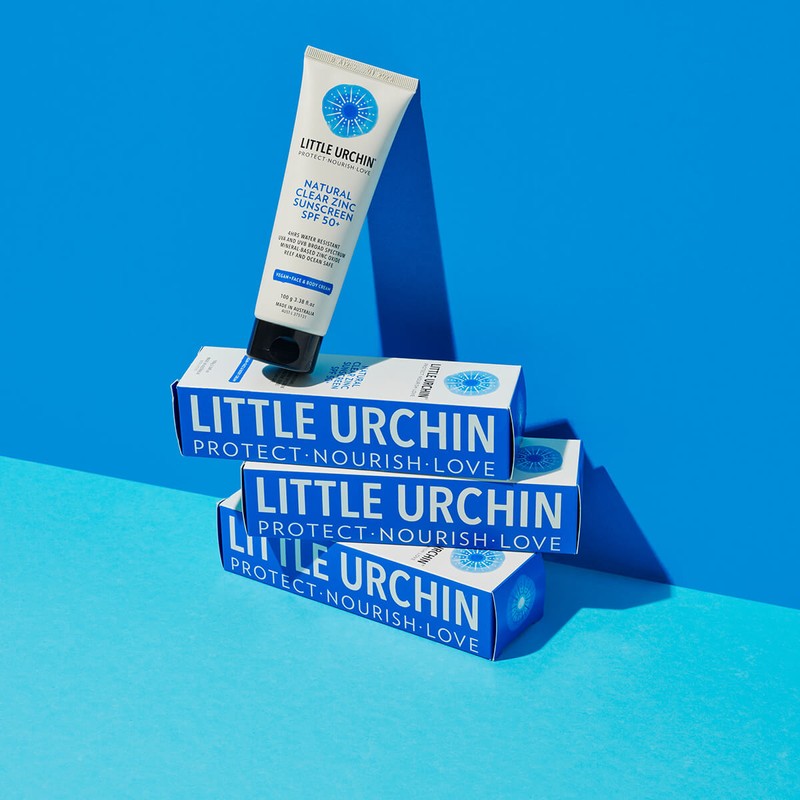 Little Urchin Natural Clear Zinc Sunscreen SPF 50+, 100ml