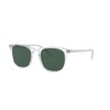 Vogue Eyewear Men's VO5328S Square Sunglasses, Transparent/Dark Green, 52 mm