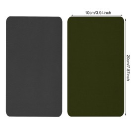 8 Pieces Nylon Repair Patch Self-Adhesive Nylon Patch Waterproof Lightweight Repair Patch for Clothing Down Jacket Tent Cloth Bag (Dark Gray, Brown, Army Green, Dark Blue)
