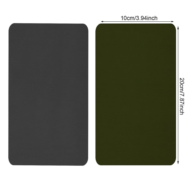 8 Pieces Nylon Repair Patch Self-Adhesive Nylon Patch Waterproof Lightweight