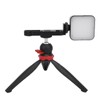 YELANGU Camera Desktop Tripod with Fill Light Mini Vlogging Kit