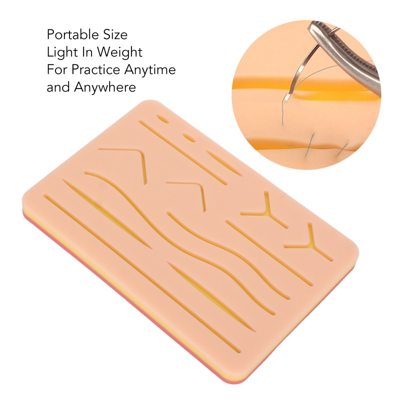 Medical Training Skin Model Lightweight Portable Simulation Silicone Suture Practice