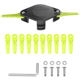 RISELION ACFHRL2 Weed Wacker Head Replacement for Ryobi String Trimmer 18V 24V 40V: Durable Auto Feed Weed Eater Blades for Ryobi RY40200/40021/24200, P2000 (1 + 12 + 4)