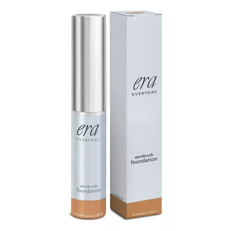 Era Everyday Aerobrush Foundation Makeup, R8 Rich Amber, 2.2