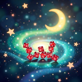 10 Pcs Red D10 Polyhedral Dice - Precision 10-Sided High-Clarity Dice for Tabletop RPG Games and Role-Playing Adventures, Decorations