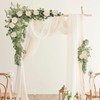 MACTING 6.6FT Eucalyptus Garland with Lights Spring Baby Breath Flower