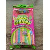 World Confections Sour Dudes Candy, Soft Filled Sour Straws.1ea 4.5oz