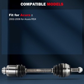 cciyu 60-4212 CV Axle Shaft Assembly Fit 2002-2006 for Acura RSX 2.0L Front Right Passenger Side FWD