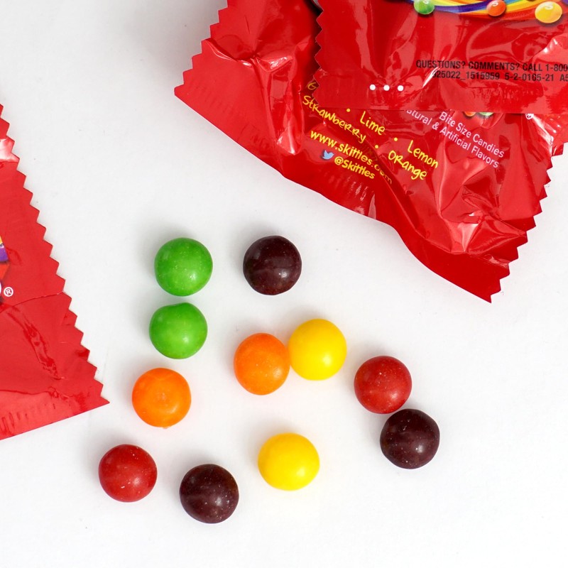 Skittles Fun Size Candy, 1 Pound Bag (Approx. 28 Pieces),