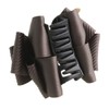 VINGTAINE H-1004-BR- Volumetric Satin Ribbon Hair Claw Elegant Daily Office