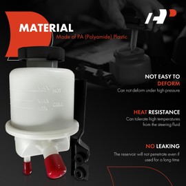 A-Premium Power Steering Reservoir/Tank with Cap Compatible with Nissan Titan XD 2016 2017 2018 2019, 5.0L