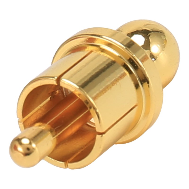 Lyaciomn 10Pcs Gold Plated RCA Plug Cap Short-Circuit Socket, Phono
