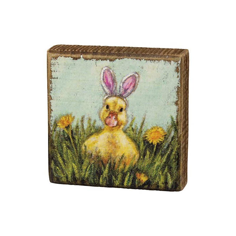 Primitives by Kathy Duckling Ears Home Décor Sign 3.50" x