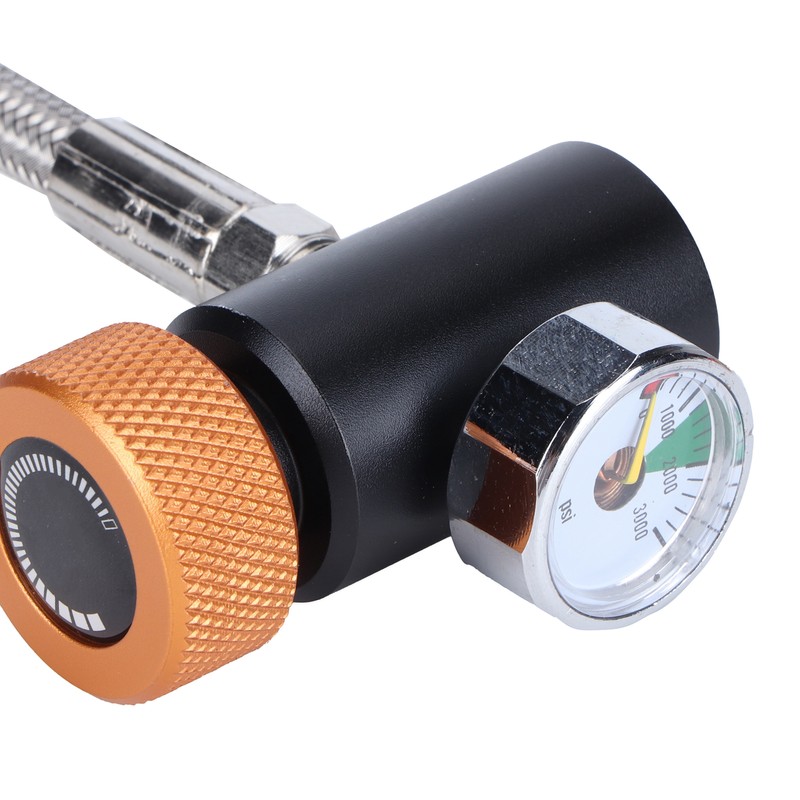 CO2 Universal External Hose Adapter G5/8-14 24in Dual Valve Soda