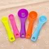 yolzhxe Measuring Spoons Set, Plastic Dosing Spoon with Scale, Interlocking