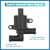 A ABSOPRO 4H0-121-671-D Control Solenoid Valve HVAC Heater Control Valve