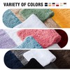 TECHMILLY Super Soft Shaggy Bathroom Rugs, Absorbent Thick Non Slip