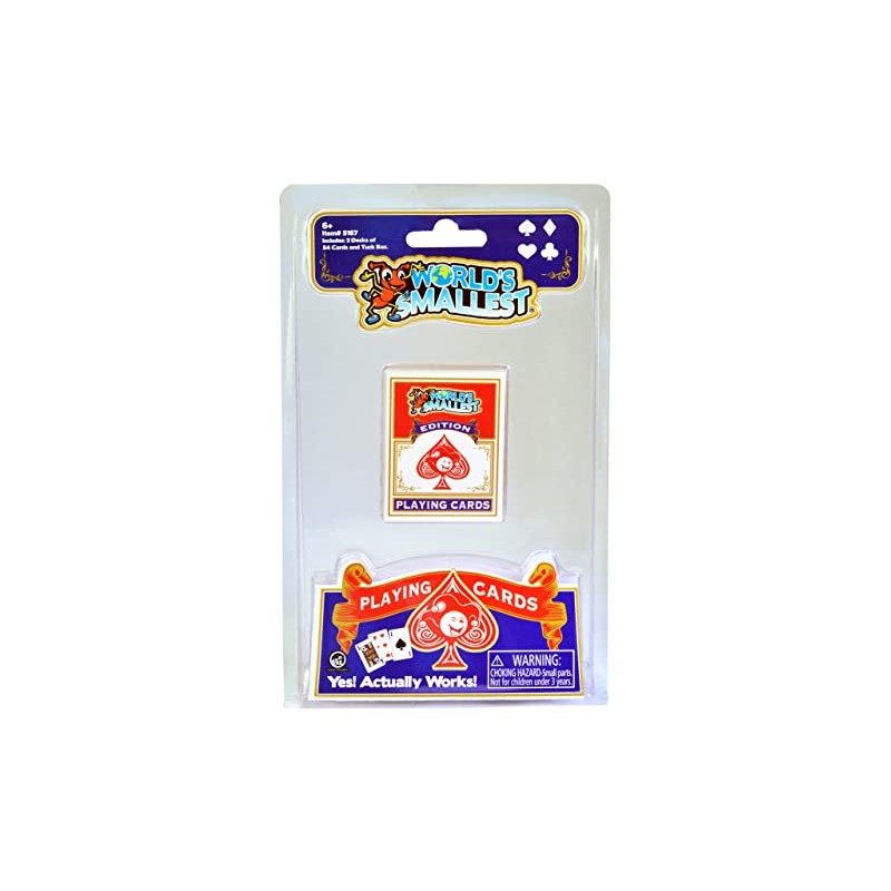 World's Smallest Playing Cards