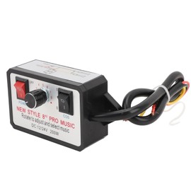 Yosoo Adjustable 16 Sound Effect Car Horn Controller for Vehicles Dual Tone Horn Unit with Overload Protection, ABS Material