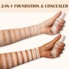 UCANBE Base de maquillaje y corrector 2 en 1, cobertura