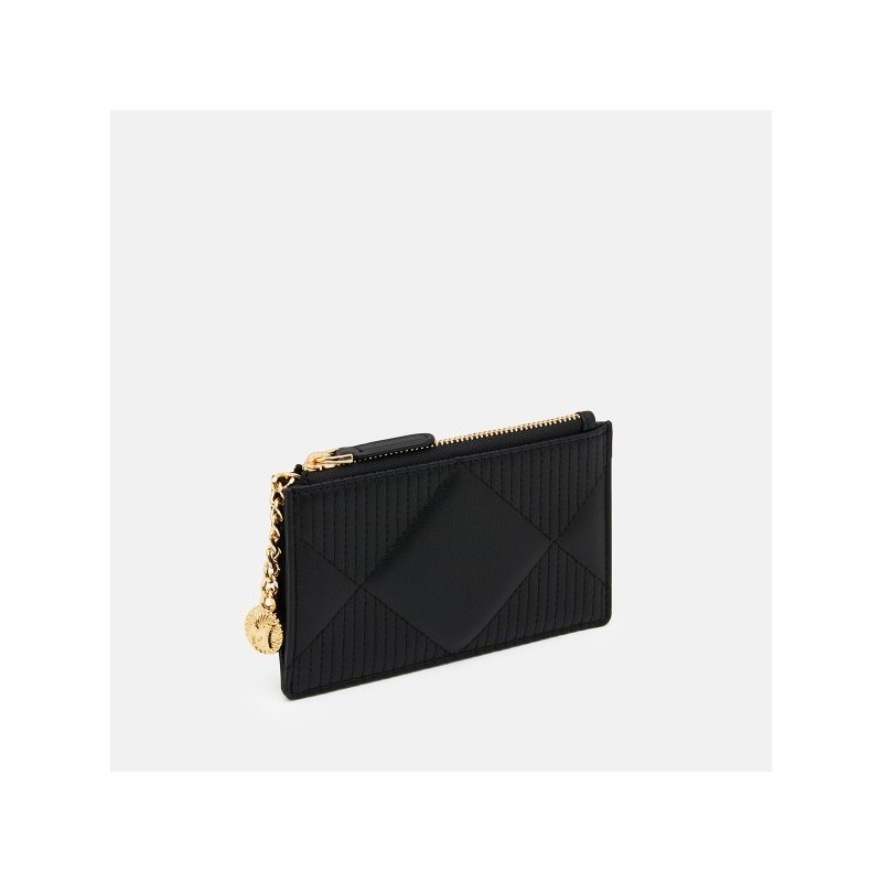 Metrocity (신세계의정부점)그리드퀼팅 탑지퍼 카드지갑 M243WQ6702Z Grid Quilting Top Zipper Card